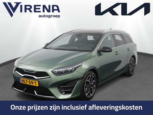 KIA CEE D Ceed Sportswagon 1.5 T-GDi GT-Line - Adaptive Cruise - Schuif/Kanteldak - Stoel/Stuurverwarming - Navigatie - DAB- Apple Carplay/Android Auto Fabrieksgarantie 29-04-2032