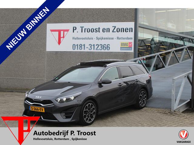 KIA CEE D Ceed Sportswagon 1.5 T-GDi GT-Line Automaat/1ste Eigenaar/Dealeronderhouden/Panoramadak/Trekhaak/Navigatie/Achteruitrijcamera/Stuur- en Stoelverwarming/Adaptive cruisecontrol/Lane assist/Parkeersensoren rondom