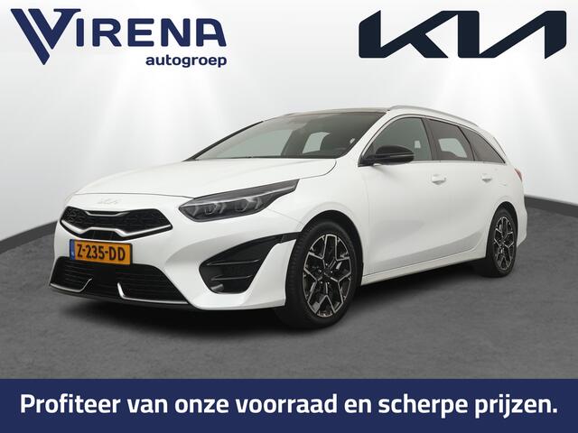 KIA CEE D Ceed Sportswagon 1.5 T-GDi GT-Line - Schuifkantel dak - All-Season banden - Camera - AppleCarplay - Android Auto Fabrieksgarantie tot 03-2032 of 150.000Km