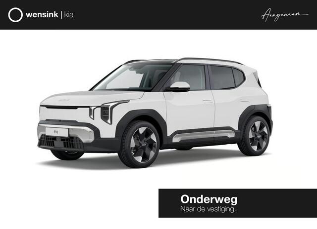 KIA EV2 Plus 42.2 kWh | Privacy Glass | Dual zone climate control | Stoel- en stuurwielverwarming | 18" lichtmetalen velgen | Regensensor |