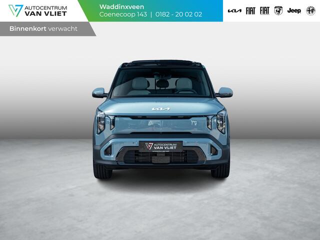 KIA EV2 GT-Line 61 kWh | 5p. | Actieprijs* | Navi. | Clima. | Adapt. Cruise. | Stoel&Stuur Verwarming | Dakrails | 15L Frunk | Harman Kardon | Glazen Kanteldak | Vegan Lederen Stoelbekleding 'GT-Line' | Slimme Parkeerassistentie | Dodehoekcamera