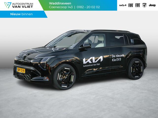 KIA EV3 GT-PlusLine 81.4 kWh Beschikbaar in overleg l Stoel en stuurverwarming l Schuif kantel dak l