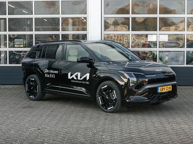 KIA EV3 GT-PlusLine 81.4 kWh Beschikbaar in overleg l Stoel en stuurverwarming l Schuif kantel dak l
