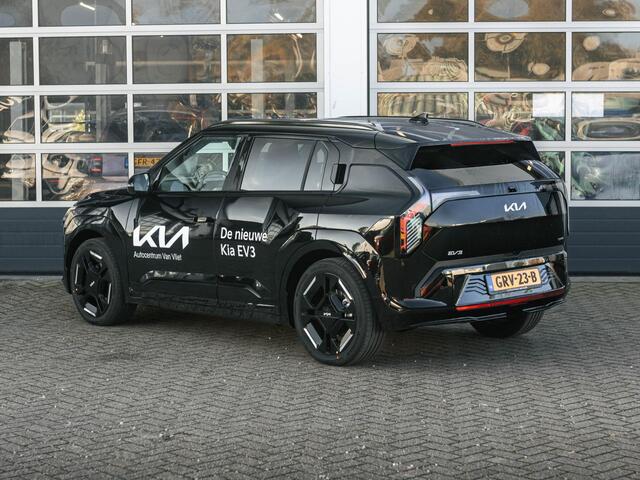 KIA EV3 GT-PlusLine 81.4 kWh Beschikbaar in overleg l Stoel en stuurverwarming l Schuif kantel dak l