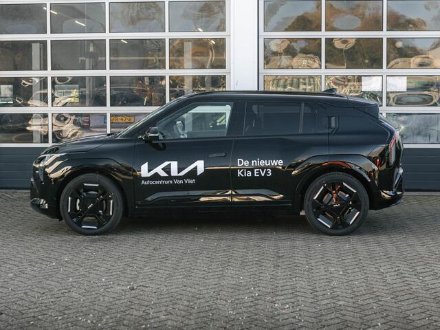 KIA EV3 GT-PlusLine 81.4 kWh Beschikbaar in overleg l Stoel en stuurverwarming l Schuif kantel dak l