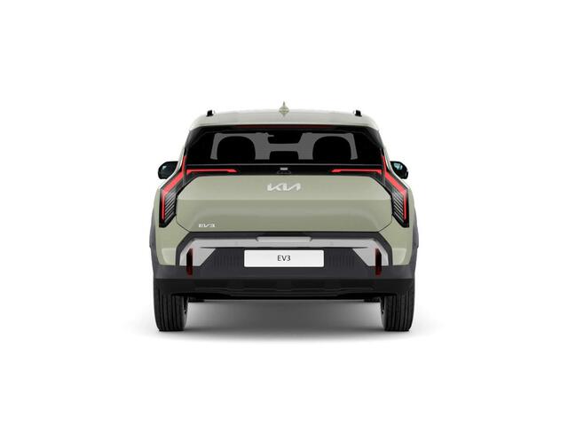 KIA EV3 Plus 58.3 kWh | Levering Mei | Navi | 17" | Adapt. Cruise | Clima | PDC | Dakrails | Stoel&Stuurverw. | Priv Glass | BSM | Private Lease ¤ 516,- Actie !