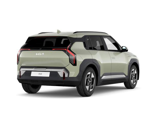 KIA EV3 Plus 58.3 kWh | Levering Mei | Navi | 17" | Adapt. Cruise | Clima | PDC | Dakrails | Stoel&Stuurverw. | Priv Glass | BSM | Private Lease ¤ 516,- Actie !