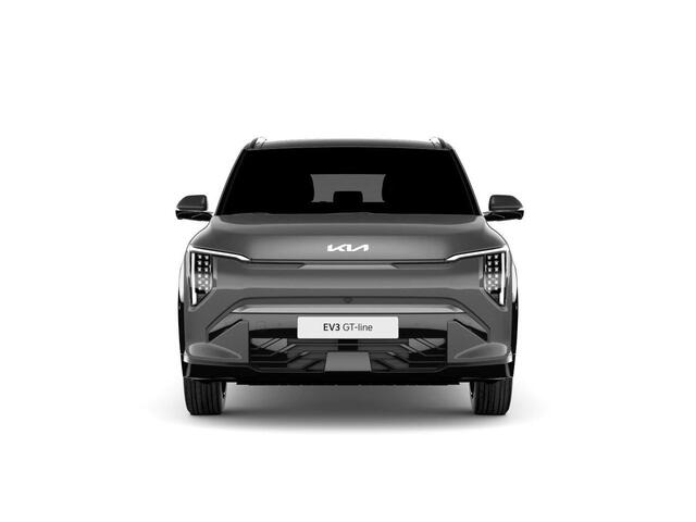 KIA EV3 GT-PlusLine 81.4 kWh | Levering Juni | 600km Rijbereik | Navi | 19" | Adapt. Cruise | Clima | Schuif/Kanteldak | Stoel&Stuurverw. | Priv Glass | BSM | Harman Kardon | HUD | 360 Camera | Private Lease ¤ 644,- Actie !