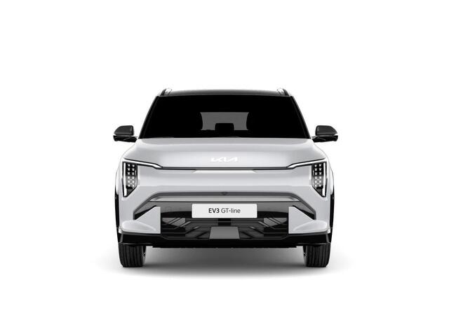 KIA EV3 GT-Line 81.4 kWh | Levering Juni | 600km Rijbereik | Navi | 19" | Adapt. Cruise | Clima | Schuif/Kanteldak | Stoel&Stuurverw. | Priv Glass | BSM | Harman Kardon | LED | Private Lease ¤ 614,- Actie !