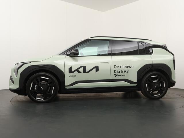 KIA EV3 GT-Line 81.4 kWh - Rijdende Demo - Draadloze Apple CarPlay / Android Auto - Stoel en stuurwiel verwarming - Panoramadak - Harman Kardon Audio - Dodehoek assistent - Fabrieksgarantie tot 11-2031