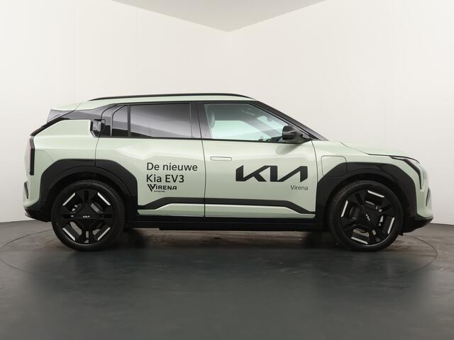 KIA EV3 GT-Line 81.4 kWh - Rijdende Demo - Draadloze Apple CarPlay / Android Auto - Stoel en stuurwiel verwarming - Panoramadak - Harman Kardon Audio - Dodehoek assistent - Fabrieksgarantie tot 11-2031