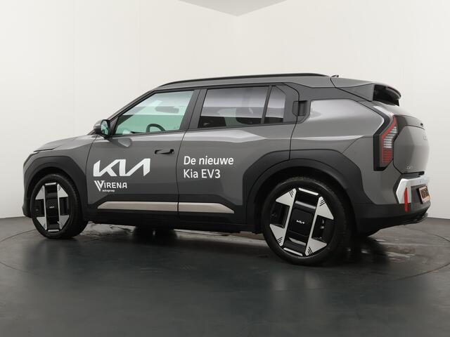 KIA EV3 Plus Advanced 81.4 kWh - "Rijdende Demo" - Draadloze Apple CarPlay / Android Auto - Stoel en stuurwiel verwarming - Panoramadak - Harman Kardon Audio - Dodehoek assistent - Fabrieksgarantie tot 11-2031