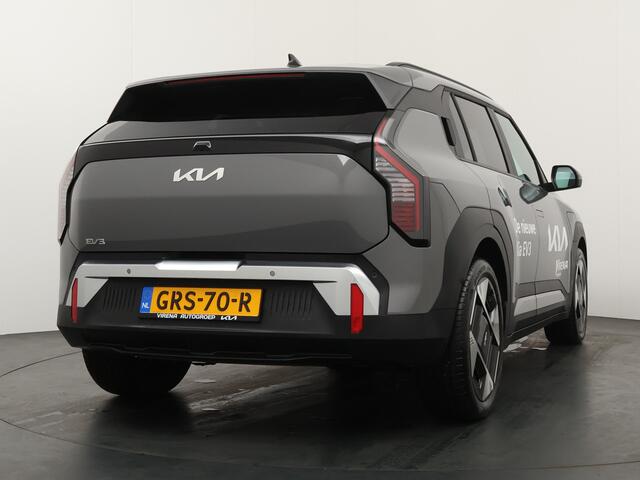 KIA EV3 Plus Advanced 81.4 kWh - "Rijdende Demo" - Draadloze Apple CarPlay / Android Auto - Stoel en stuurwiel verwarming - Panoramadak - Harman Kardon Audio - Dodehoek assistent - Fabrieksgarantie tot 11-2031