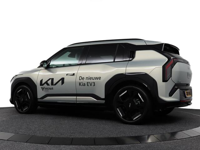 KIA EV3 GT-Line 81.4 kWh - Draadloze Apple CarPlay / Android Auto - Stoel en stuurwiel verwarming - Panoramadak - Harman Kardon Audio - Dodehoek assistent - Fabrieksgarantie tot 11-2031 - Fabrieksgarantie tot 11-2031