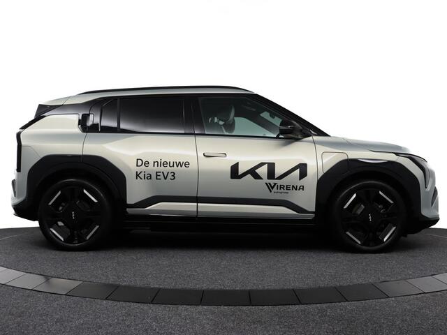KIA EV3 GT-Line 81.4 kWh - Draadloze Apple CarPlay / Android Auto - Stoel en stuurwiel verwarming - Panoramadak - Harman Kardon Audio - Dodehoek assistent - Fabrieksgarantie tot 11-2031 - Fabrieksgarantie tot 11-2031