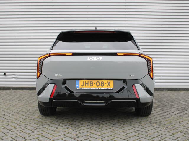KIA EV4 GT-PlusLine 81.4 kWh | Schuifdak | Stuur-/stoelverwarming + ventilatie | Camera rondom | Elek. stoelverstelling | Leer | HUD | LED | 19" LM |