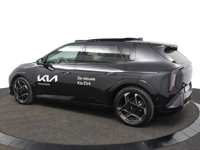 KIA EV4 GT-PlusLine 81.4 kWh DEMO - Stoel/Stuur verwarming - Stoel ventilatie - Matrix koplampen - Geheugen bestuurdersstoel - Head-up display - 360 graden camera - Adaptive cruise control - Fabrieksgarantie t/m 03-10-2032