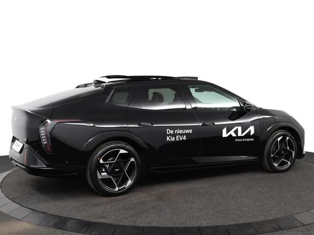 KIA EV4 Fastback GT-PlusLine 81.4 kWh - Stoelverwarming/ventilatie - Glazen Schuif-/kanteldak - Elektrisch verstelbare voorstoelen - Dodehoekcamera - Head-up display - Fabrieksgarantie tot 09-2032