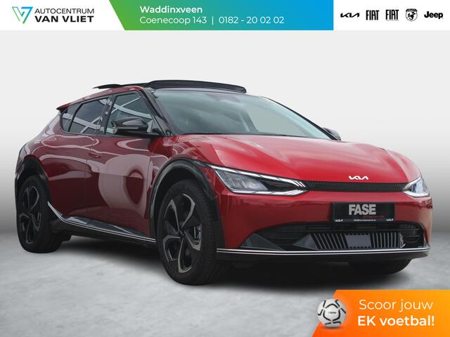 KIA EV6 Plus Advanced 77.4 kWh | Schuif-/kanteldak | Navi | Clima | Adapt. Cruise | Carplay | 20'' LM | Stoelverwarming en Verkoeling