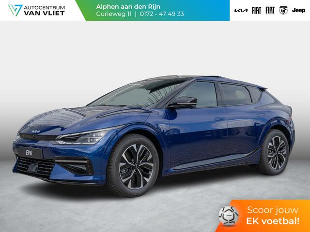 KIA EV6 GT-Line 77.4 kWh Uit Voorraad leverbaar | Navi | Adapt. Cruise | Schuif-/kanteldak | Stoel-/stuurverwarming | 360 camera