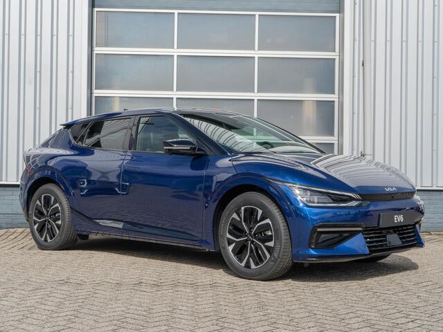 KIA EV6 GT-Line 77.4 kWh Uit Voorraad leverbaar | Navi | Adapt. Cruise | Schuif-/kanteldak | Stoel-/stuurverwarming | 360 camera