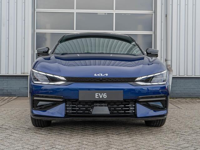 KIA EV6 GT-Line 77.4 kWh Uit Voorraad leverbaar | Navi | Adapt. Cruise | Schuif-/kanteldak | Stoel-/stuurverwarming | 360 camera