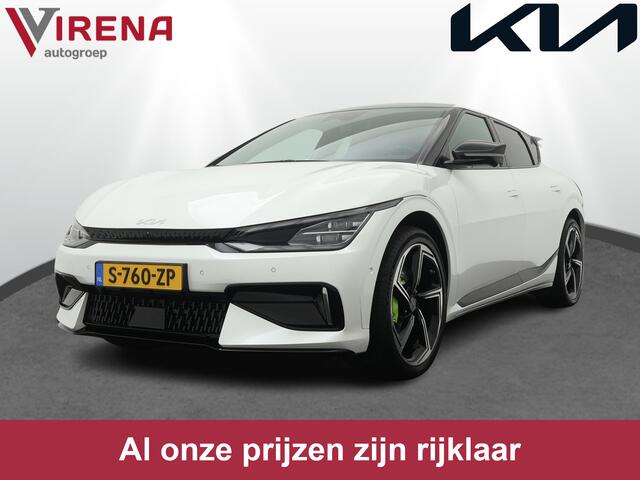KIA EV6 GT AWD 77.4 kWh - 585PK - Kuipstoelen - Panoramadak - Meridian Audio - Apple CarPlay/Android Auto - Fabrieksgarantie tot 03-01-2030