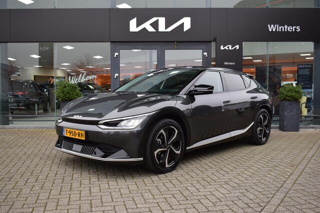 KIA EV6 Plus Advanced 77.4 kWh 228pk ECC Cr.Control-Adapt. Navi+BT 360-Camera Leder+Verw.+Koeling SK-dak 20"LMV 7jr.Garantie