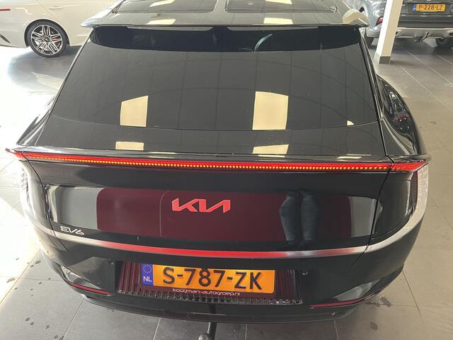 KIA EV6 Plus 77.4 kWh Met TREKHAAK, Stoel en Stuurverwarming, Adaptieve Cruise Control, Meridian Geluidinstallatie, Elektrische achterklep, Acheruitrij Camera