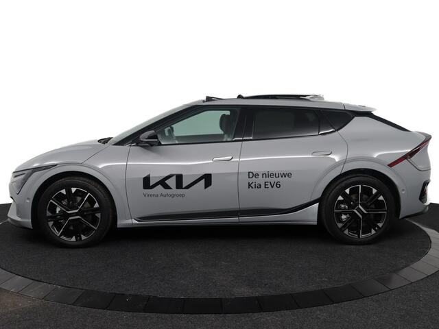 KIA EV6 GT-Line 84 kWh (Nieuw model) - Uit voorraad leverbaar - Facelift - LED - Stoel-/stuurverwarming - Panorama dak - Fabrieksgarantie tot 10-2031