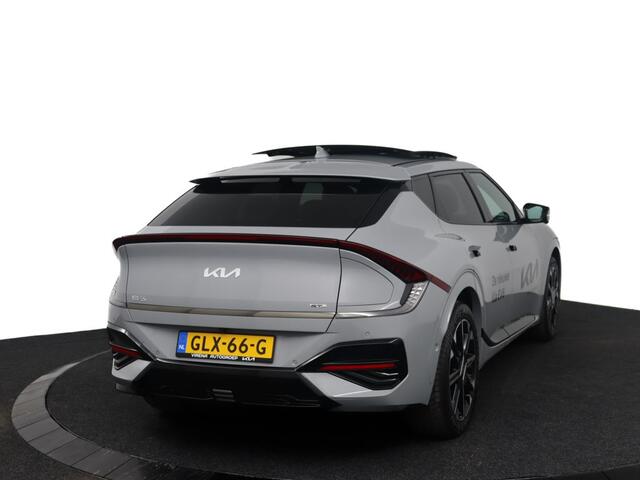 KIA EV6 GT-Line 84 kWh (Nieuw model) - Uit voorraad leverbaar - Facelift - LED - Stoel-/stuurverwarming - Panorama dak - Fabrieksgarantie tot 10-2031