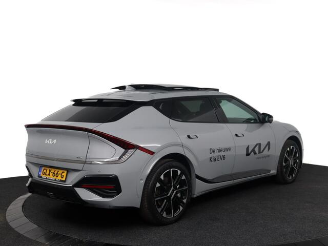 KIA EV6 GT-Line 84 kWh (Nieuw model) - Uit voorraad leverbaar - Facelift - LED - Stoel-/stuurverwarming - Panorama dak - Fabrieksgarantie tot 10-2031