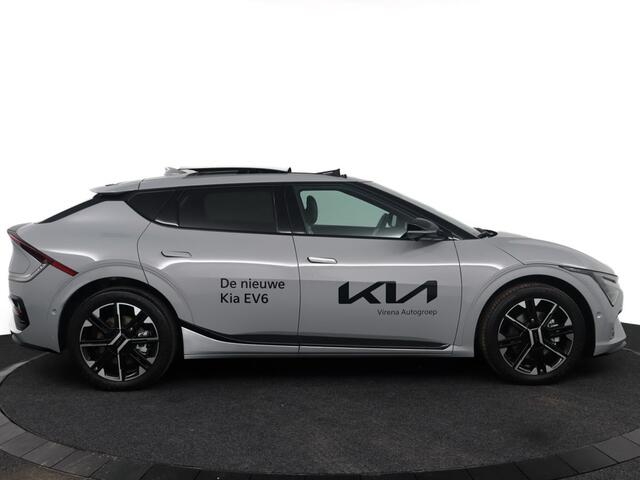 KIA EV6 GT-Line 84 kWh (Nieuw model) - Uit voorraad leverbaar - Facelift - LED - Stoel-/stuurverwarming - Panorama dak - Fabrieksgarantie tot 10-2031