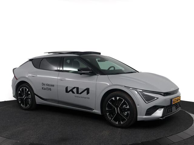 KIA EV6 GT-Line 84 kWh (Nieuw model) - Uit voorraad leverbaar - Facelift - LED - Stoel-/stuurverwarming - Panorama dak - Fabrieksgarantie tot 10-2031