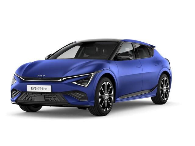 KIA EV6 GT-Line AWD 84 kWh | Uit voorraad leverbaar | Yacht Blue Matte