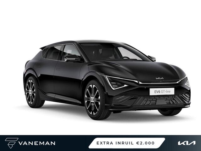 KIA EV6 GT-Line 84 kWh | Autonomous Emergency Braking | Kunstleder/suede bekleding | Panoramadak