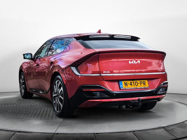 KIA EV6 GT-Line 77.4 kWh 2e-Eig. & Dealer-Onderh. BOVAG-Garantie, NL-Auto. Trekhaak, Panoramadak, Navigatie/Apple-Carplay/Android-Auto, Adaptieve-Cruise-Control, Full-Option's