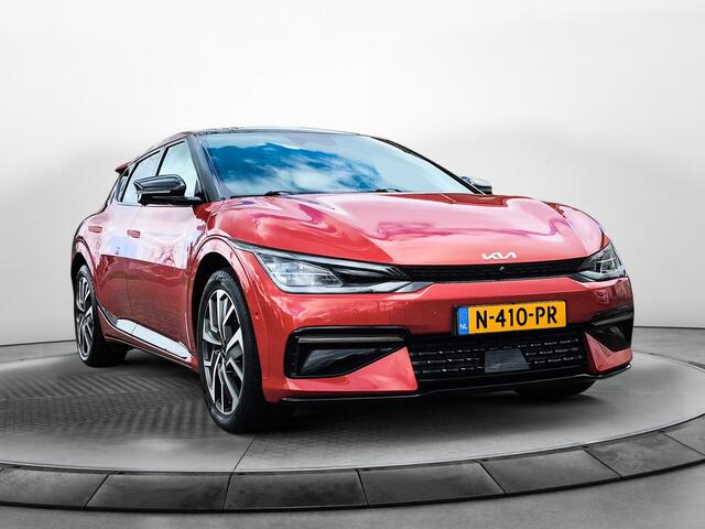 KIA EV6 GT-Line 77.4 kWh 2e-Eig. & Dealer-Onderh. BOVAG-Garantie, NL-Auto. Trekhaak, Panoramadak, Navigatie/Apple-Carplay/Android-Auto, Adaptieve-Cruise-Control, Full-Option's