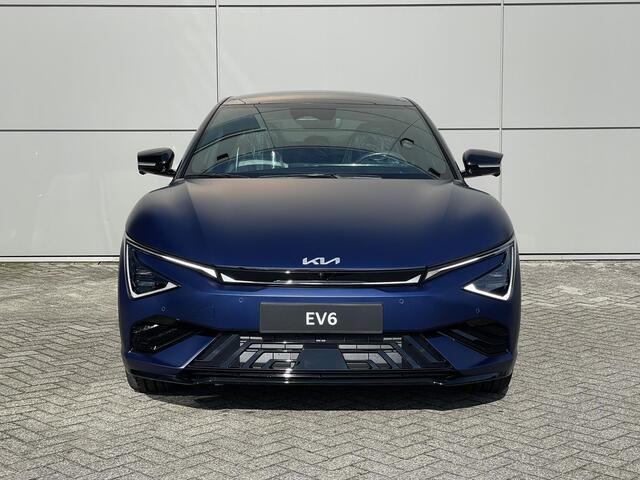 KIA EV6 GT-Line pano 84.0kWh Elektromotor 168kW (A) Lease vanaf ¤815,- p/m! | Kia EV6 GT-Line pano 84.0kWh Elektromotor 168kW (A) VOORRAAD ACTIE! | Schuif/kantel dak | Head-up display | Stoelventilatie
