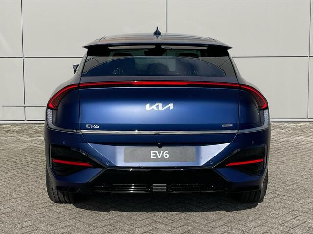 KIA EV6 GT-Line pano 84.0kWh Elektromotor 168kW (A) Lease vanaf ¤815,- p/m! | Kia EV6 GT-Line pano 84.0kWh Elektromotor 168kW (A) VOORRAAD ACTIE! | Schuif/kantel dak | Head-up display | Stoelventilatie