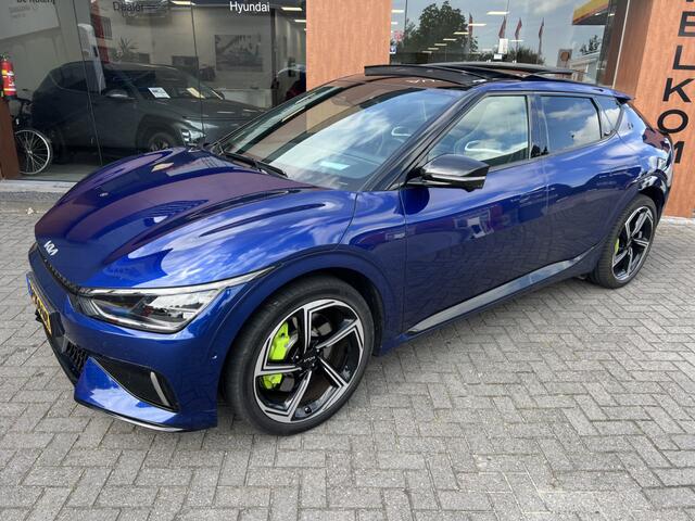 KIA EV6 GT AWD 77.4 kWh - 585 pk! - Alcantara bekl. | Stoel-/Stuurverw. | Schuif-/kanteldak | Apple/ android carplay
