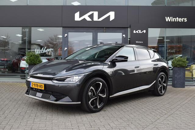 KIA EV6 Edition Advanced 77.4 kWh 228pk ECC Cr.Control-Adapt. Navi+BT+Camera Leder+Verw. 20"LMV Tot 10Jr. Kia-Garantie