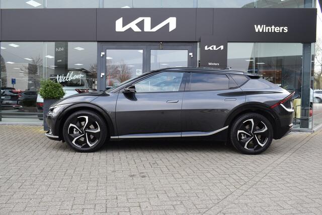 KIA EV6 Edition Advanced 77.4 kWh 228pk ECC Cr.Control-Adapt. Navi+BT+Camera Leder+Verw. 20"LMV Tot 10Jr. Kia-Garantie