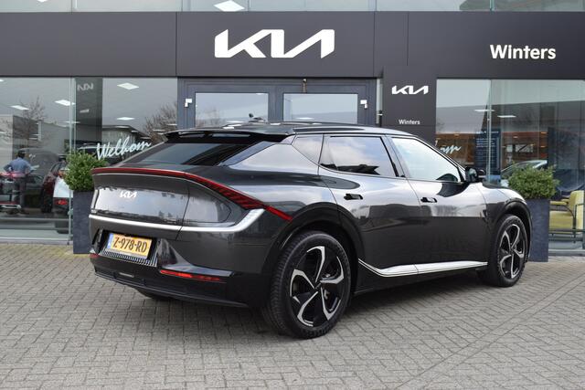 KIA EV6 Edition Advanced 77.4 kWh 228pk ECC Cr.Control-Adapt. Navi+BT+Camera Leder+Verw. 20"LMV Tot 10Jr. Kia-Garantie