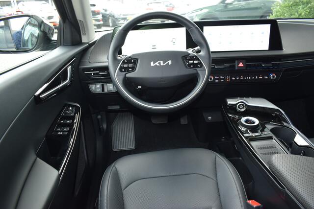 KIA EV6 Edition Advanced 77.4 kWh 228pk ECC Cr.Control-Adapt. Navi+BT+Camera Leder+Verw. 20"LMV Tot 10Jr. Kia-Garantie