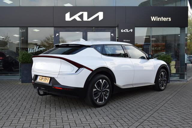 KIA EV6 77.4kWh Light ECC Cr.Control-Adaptief Navi+Camera+BT Leder/Stof Trekhaak 19"LMV 7.770km Tot 10Jr. Kia-Garantie