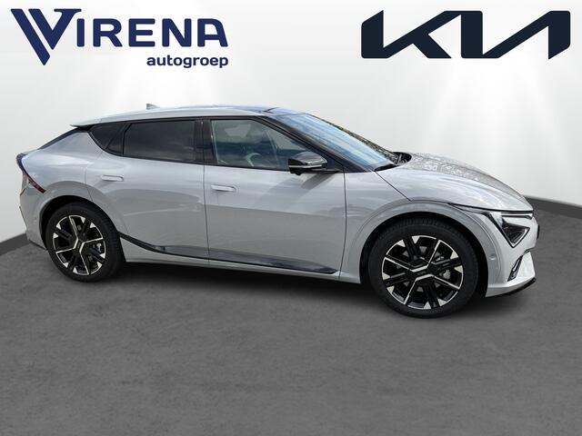 KIA EV6 GT-Line 84 kWh Rijdende Demo - Apple Carplay/Android Auto - Adaptief Cruise Control - Dodehoekdetectie - Stoel -/stuurverwarming Fabrieksgarantie 09-2031