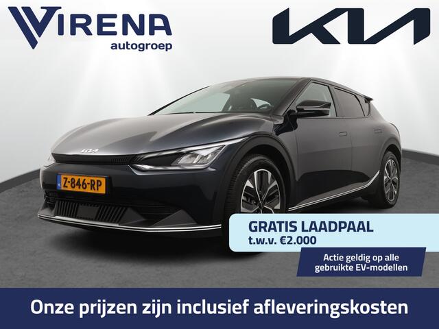 KIA EV6 Light 58 kWh - Navigatie - Cruise Control - Apple CarPlay / Android Auto - Achteruitrijcamera - Parkeerhulp achter - Privacy Glass achter - Fabrieksgarantie tot 06-2031