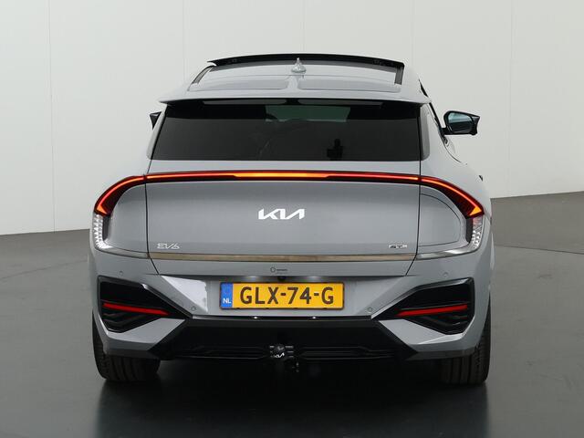 KIA EV6 GT-Line pano 84.0kWh Elektromotor 168kW | Afneembare trekhaak | Panoramadak | Meridian Audio | Elekt. Stoelverstelling met geheugen | Stoelventilatie | Head-Up Display |