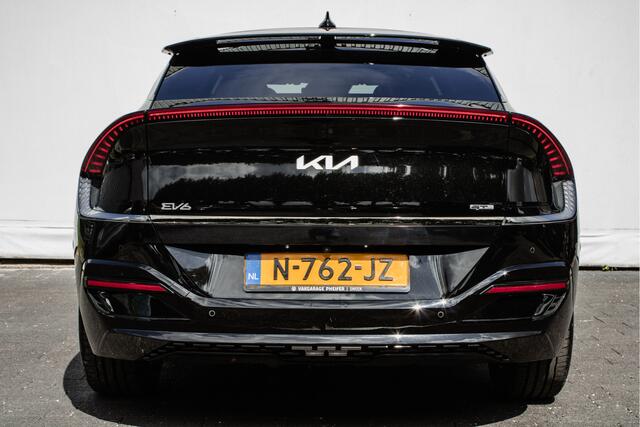 KIA EV6 GT-Line 77.4 kWh Panoramadak/ Meridian audio/ Stoelverwarming/ 360 camera/ Stoelventilatie/ Head up/ Elektr. achterklep